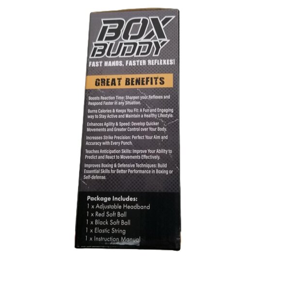 Box Buddy Reflex Ball Training Set Boxing Headband Fitness Trainer New Gift - Picture 3 of 6